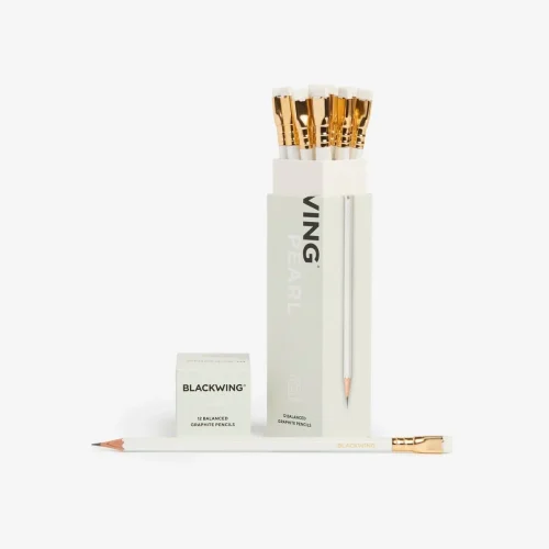 Ołówki Blackwing Pearl - biały (zestaw 12 szt.)